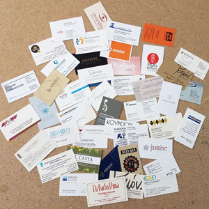 SPECIAL PAPER BUSINESS CARDS