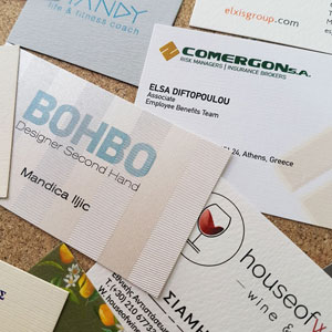 SPECIAL PAPER BUSINESS CARDS B