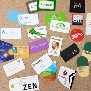 SPECIAL SHAPE BUSINESS CARDS